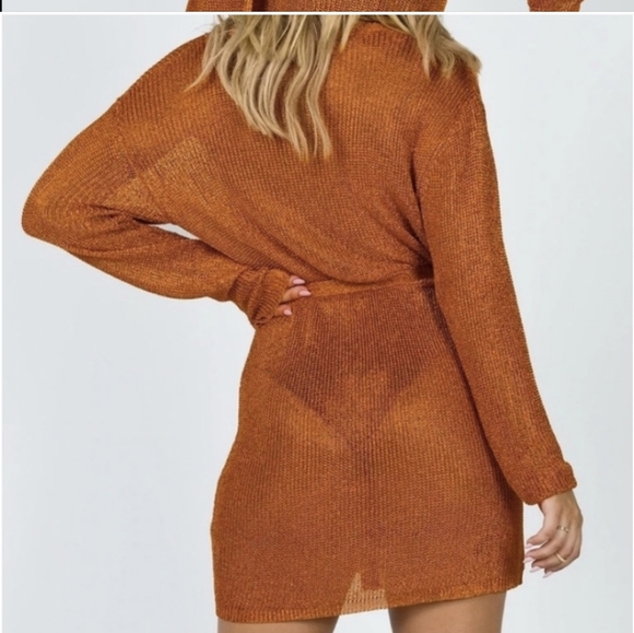 LIONESS ° PRINCESS POLLY Take Me To Rio Wrap Dress ~ NWOT - Picture 5 of 11